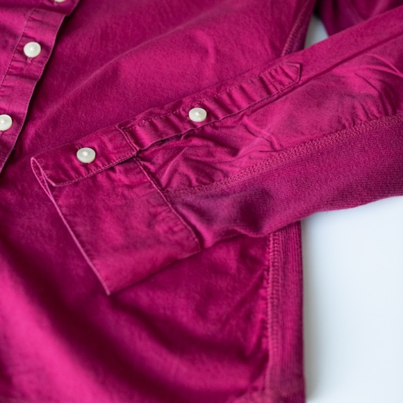 Converse One Star Roll Tab Long Sleeve Red Shirt Size L - Picture 10 of 12